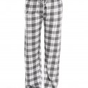 Plaid Pattern Drawstring Pants, Casual Wide Leg Pants, Women's Clothing