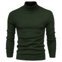 All Match Best Sellers Autumn Winter Pullover Men Solid Turtleneck Sweaters