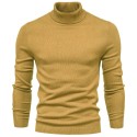 All Match Best Sellers Autumn Winter Pullover Men Solid Turtleneck Sweaters