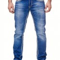 Men's Comfy Street Style Distressed Denim Pants With Pockets