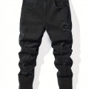 Men's Black Slim Denim Jeans