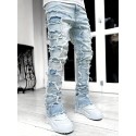 Men's Casual Tapered Trousers Solid Casual Long Cropped Pants Streetwear For Men