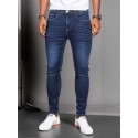 Men's Casual Skinny Jeans, Street Style Medium Stretch Denim Pants
