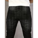 Men's Slim Fit Chic Jeans, Men's Casual Street Style Distressed Medium Stretch Jeans