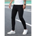 Men's Classic Design Skinny Jeans, Men's Casual Street Style Stretch Jeans