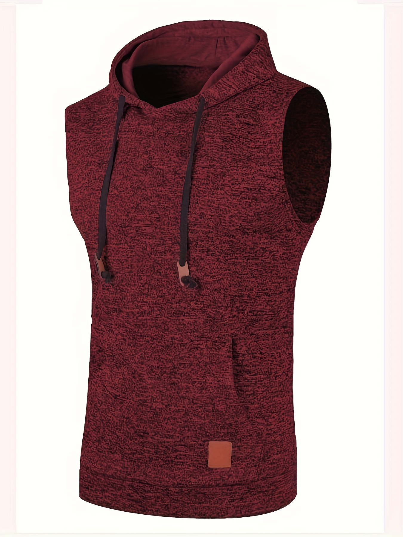 elegant hooded mid stretch vest mens casual vintage style sleeveless sweater vest for fall winter details 7