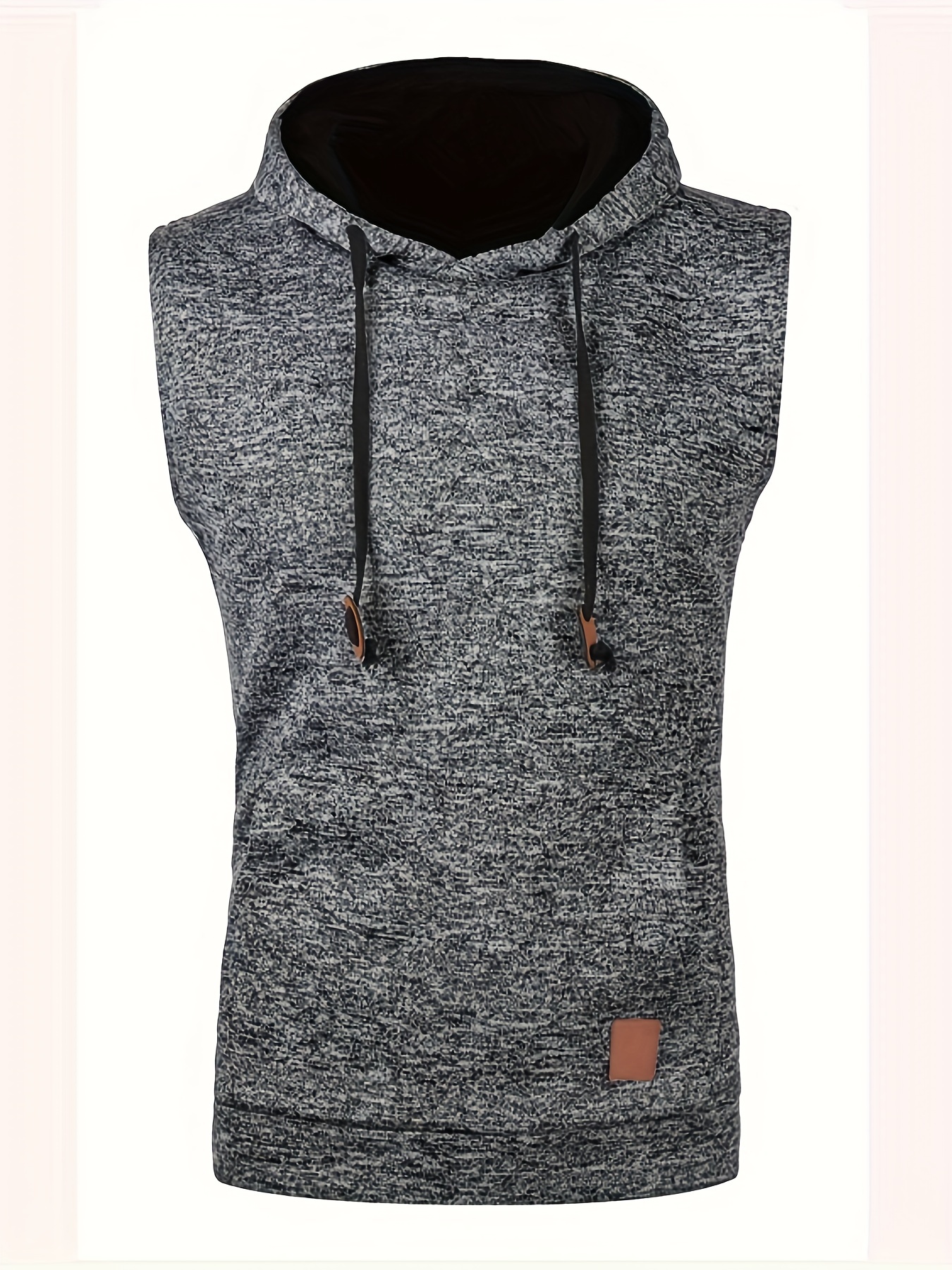 elegant hooded mid stretch vest mens casual vintage style sleeveless sweater vest for fall winter details 15