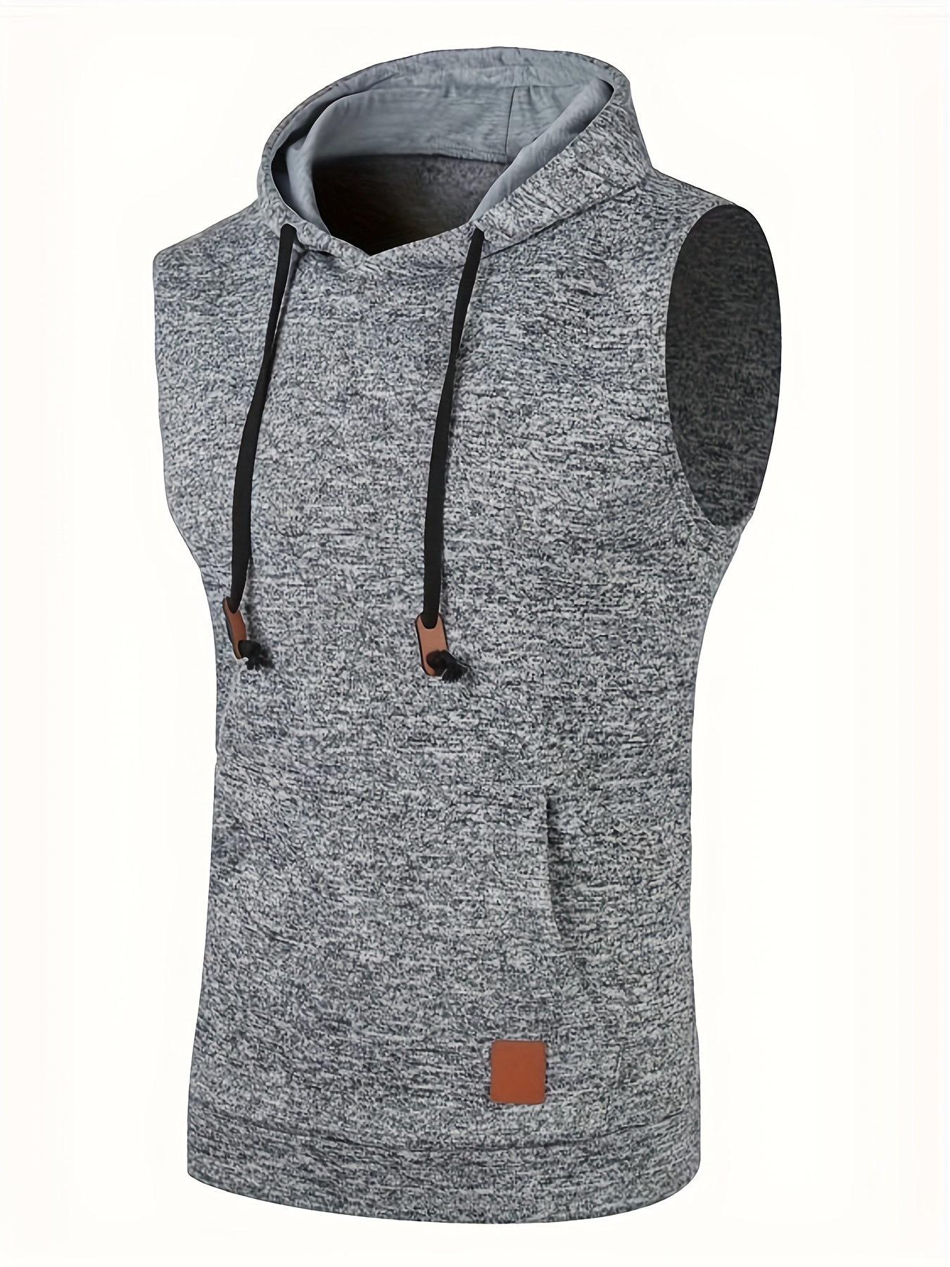 elegant hooded mid stretch vest mens casual vintage style sleeveless sweater vest for fall winter details 27