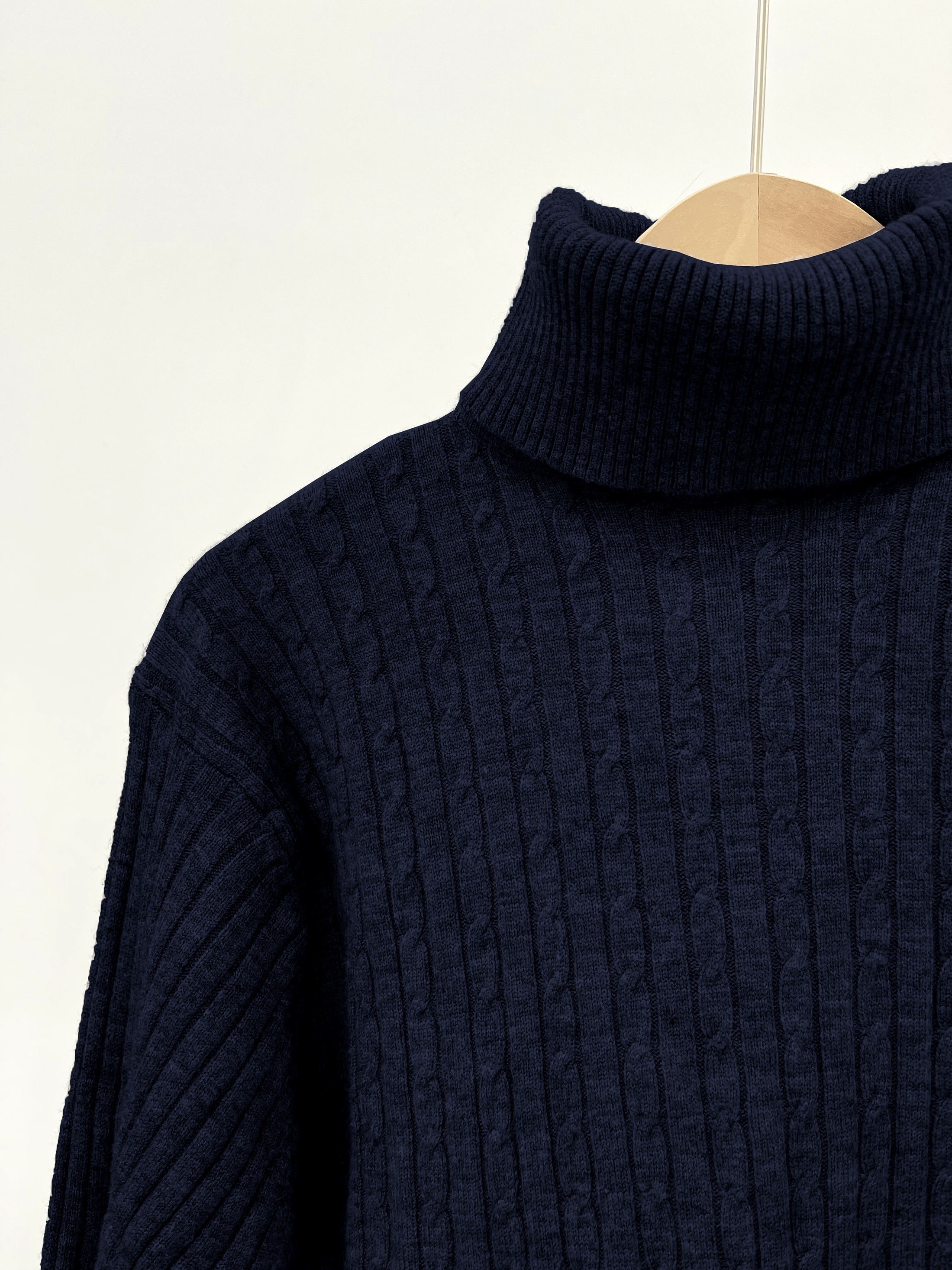 all match knitted solid sweater mens casual warm high stretch turtleneck pullover sweater for men fall winter details 34