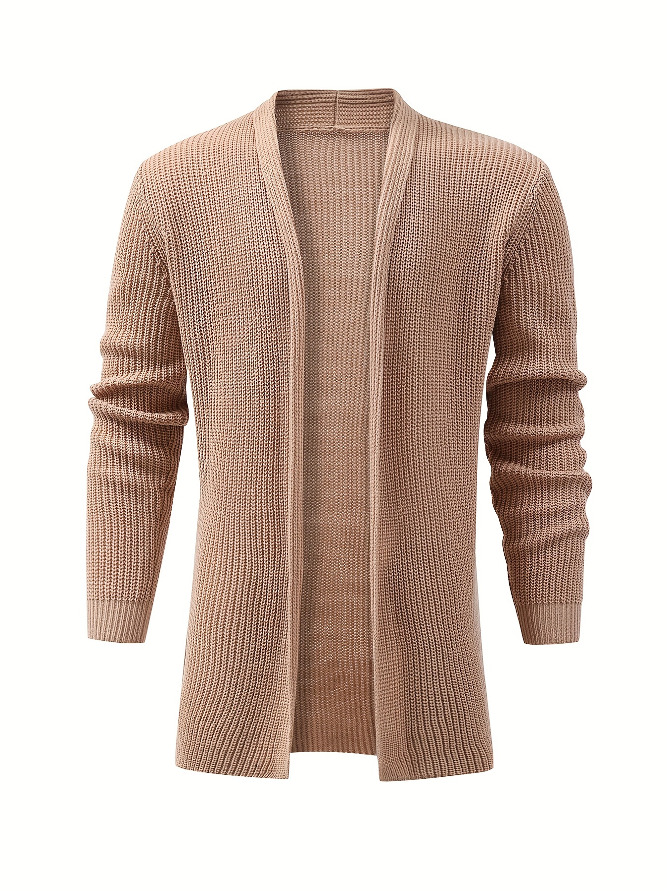 elegant slightly stretch knit cardigan coat mens casual vintage style v neck sweater cardigan for fall winter details 21