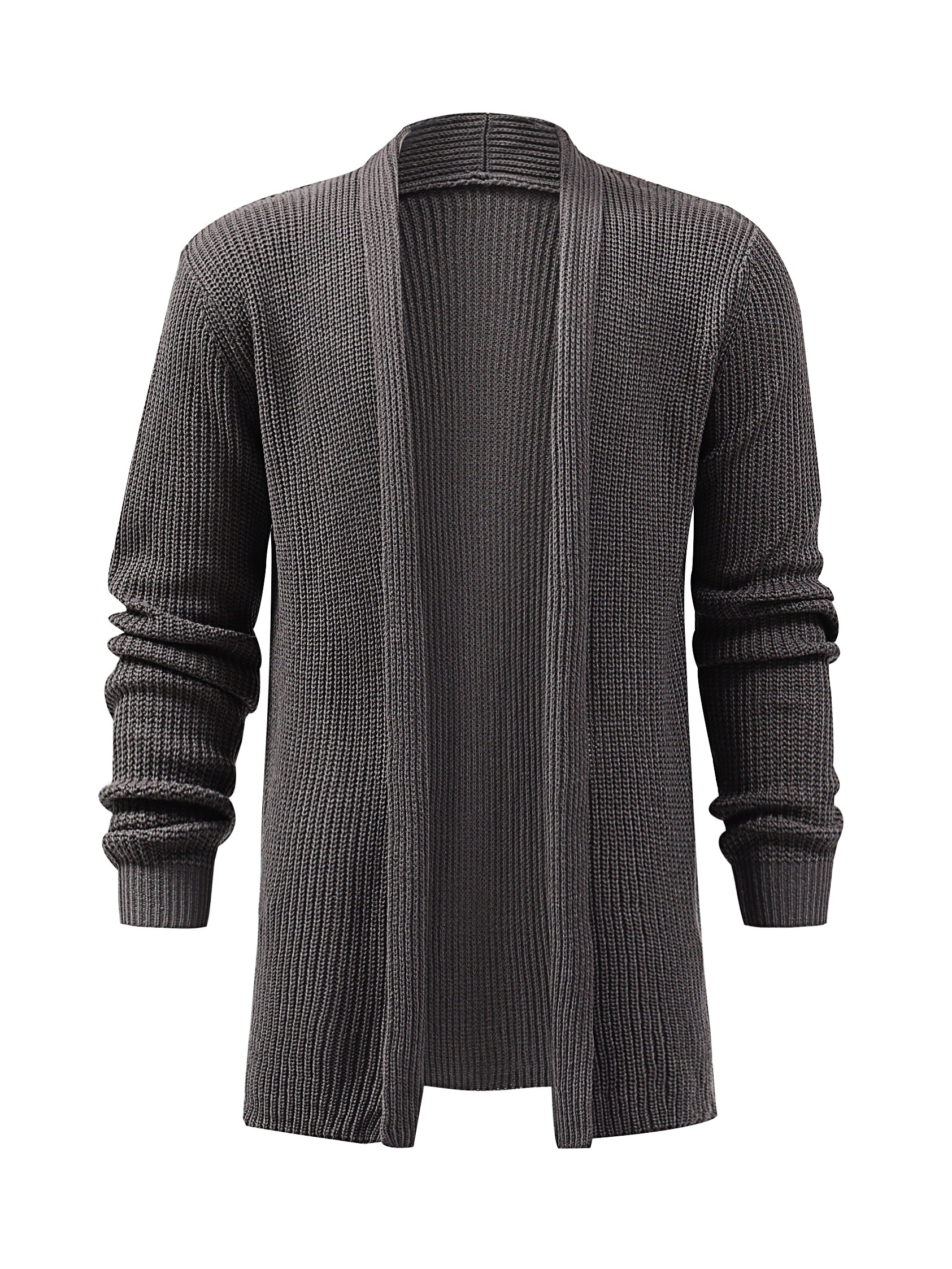 elegant slightly stretch knit cardigan coat mens casual vintage style v neck sweater cardigan for fall winter details 35