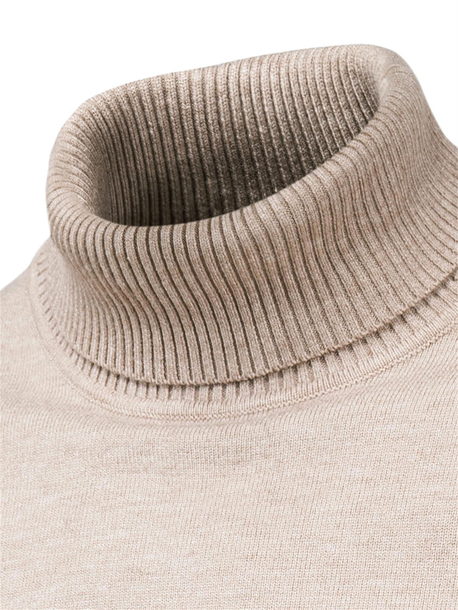 all match best sellers autumn winter pullover men solid turtleneck sweaters details 9