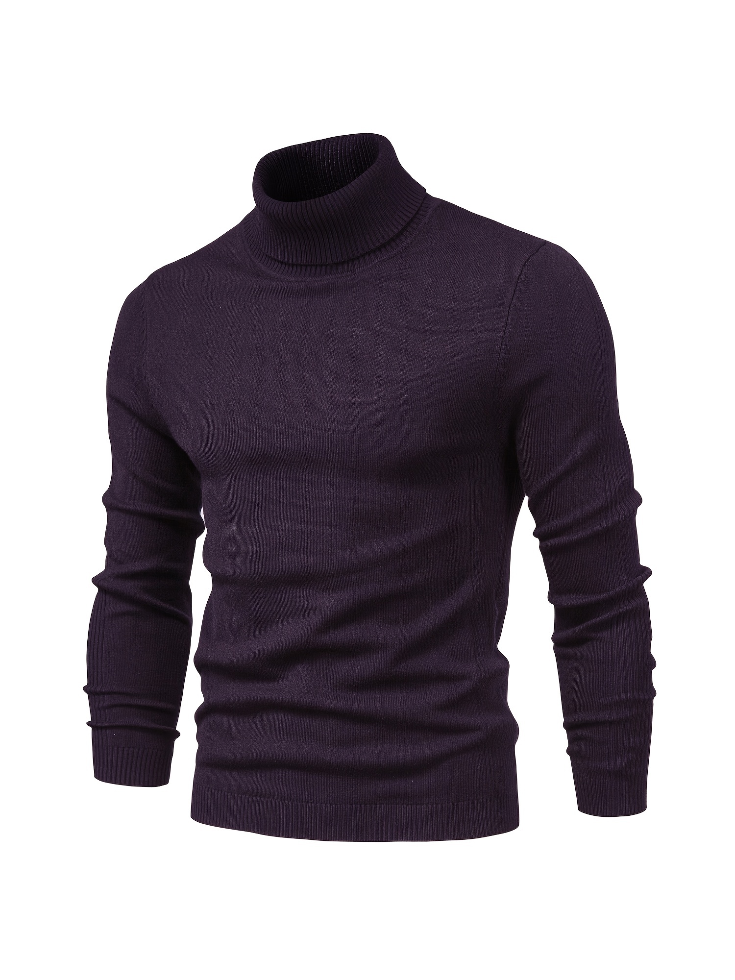 all match best sellers autumn winter pullover men solid turtleneck sweaters details 74